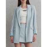 スカイブルー | LININGラインストーンLOOSEジャケット【SETUP着用可】 | GYDA