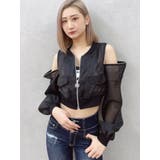 SymmetryGYDA ZIP デザインシアーブルゾン | GYDA | 詳細画像16 