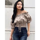 2WAYギャザーオフショルコルセットブラウス | GYDA | 詳細画像11