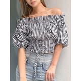 ミックス | 2WAYギャザーオフショルコルセットブラウス | GYDA