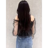 ラメチュールオフショルブラウス | GYDA | 詳細画像11 