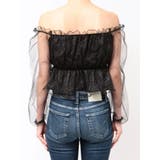 ラメチュールオフショルブラウス | GYDA | 詳細画像17 