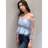 ラメチュールオフショルブラウス | GYDA | 詳細画像2 