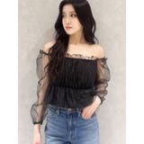 ラメチュールオフショルブラウス | GYDA | 詳細画像7 