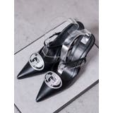 3way GDビジューMOLDチェーンストラップポインテッドミュール | GYDA | 詳細画像8 