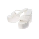 アシンメトリーラインパディングチャンキーサンダル | GYDA | 詳細画像22 