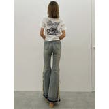 ハイウエストSIDEフリンジフレアデニムパンツ | GYDA | 詳細画像25