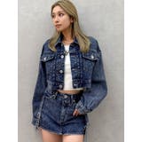 ハイウエストBELTデザインデニムスカートライクショートパンツ | GYDA | 詳細画像10
