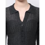 シアーニットポロトップス | GYDA | 詳細画像27 