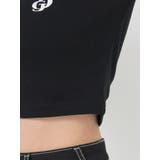 GD BICOLORワンショルダーデザインショートトップス | GYDA | 詳細画像33 