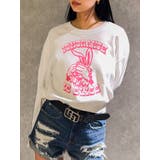 オフホワイト | ignorance BUNNYショートスウェットトップス | GYDA