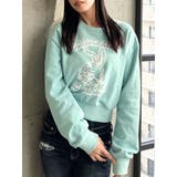 ミントグリーン | ignorance BUNNYショートスウェットトップス | GYDA