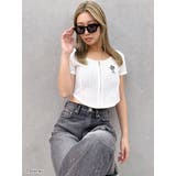 Mickey Mouse / フロントZIPワッフルトップス | GYDA | 詳細画像9 