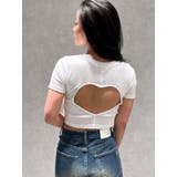 BACK OPEN bijou heartトップス | GYDA | 詳細画像10
