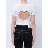 BACK OPEN bijou heartトップス | GYDA | 詳細画像24