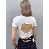 BACK OPEN bijou heartトップス | GYDA | 詳細画像7