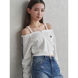 GD track 2ラインオフショルトップス | GYDA | 詳細画像2 