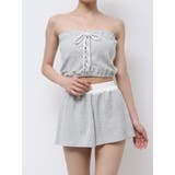 オフホワイト | 2WAYレースアップベアトップス【SETUP着用可】 | GYDA