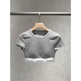 グレー | CalvinKlein T-SHIRT BRALETTE | GYDA