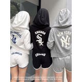 GYDA［MLB］バックロゴスウェットショートパーカー | GYDA | 詳細画像2 