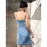 GD SIDE 2ラインカットデニムベアワンピース【SETUP着用可】 | GYDA | 詳細画像10