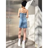 GD SIDE 2ラインカットデニムベアワンピース【SETUP着用可】 | GYDA | 詳細画像12