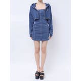 GD SIDE 2ラインカットデニムベアワンピース【SETUP着用可】 | GYDA | 詳細画像27