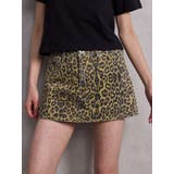 ベージュ | leopard patternスカートライクショートパンツ | GYDA