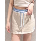 ベージュ | GDバイカラースカートライクショートパンツ | GYDA