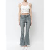 ハイウエストBACKレースアップフレアデニムパンツ | GYDA | 詳細画像23 