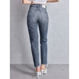 ハイウエストVintage Edge ダメージストレートデニムパンツ | GYDA | 詳細画像15 