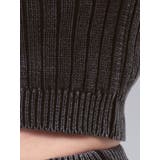 ハーフZIPノースリブリーチポロニットトップス | GYDA | 詳細画像26 