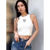 オフホワイト | Symmetry GYDA MOLDアメスリニットトップス | GYDA