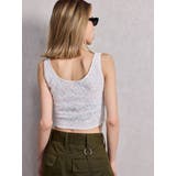 Mix material コルセットデザイントップス | GYDA | 詳細画像10 