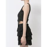 Mix material コルセットデザイントップス | GYDA | 詳細画像19 