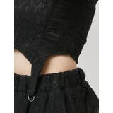 Mix material コルセットデザイントップス | GYDA | 詳細画像23 