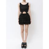 Mix material コルセットデザイントップス | GYDA | 詳細画像25 