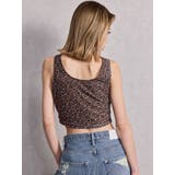 Mix material コルセットデザイントップス | GYDA | 詳細画像6 