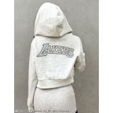 ライトグレー | NBA STONEスウェットショートパーカー | GYDA