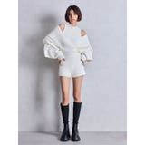 アームギャザーレイヤードニットロンパース | GYDA | 詳細画像10