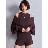 アームギャザーレイヤードニットロンパース | GYDA | 詳細画像12