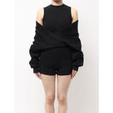 アームギャザーレイヤードニットロンパース | GYDA | 詳細画像16