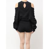 アームギャザーレイヤードニットロンパース | GYDA | 詳細画像18