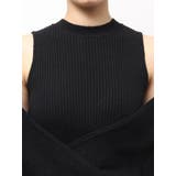 アームギャザーレイヤードニットロンパース | GYDA | 詳細画像19