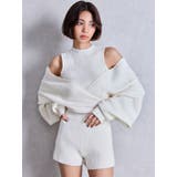 アームギャザーレイヤードニットロンパース | GYDA | 詳細画像8