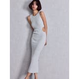 ライトグレー | SIDE OPENロングニットワンピース | GYDA
