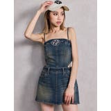 GD MOLD SIDE OPENスカートライクデニムワンピース | GYDA | 詳細画像2 