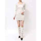 グレー | レッグウォーマーSET GD インターシャニットワンピース | GYDA