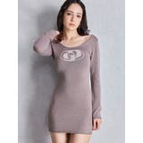 ベージュ | レッグウォーマーSET GD インターシャニットワンピース | GYDA