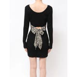 レオパードバックリボンテレコミニワンピース | GYDA | 詳細画像28 